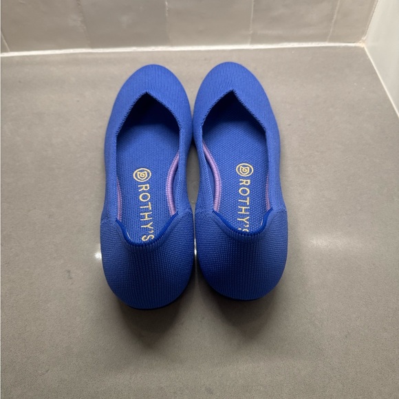 Rothy's Women's Blue The Flats 7.5 - Picture 4 of 8